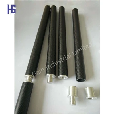 Com connectar tubs de fibra de carboni junts?